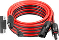 XRDS -RF 10AWG SAE to Solar Panel Connector Cable 20FT Heavy-Duty Tinned Copper Solar Extension Cable with SAE Polarity Reverse Adapter for Solar Power Systems and Battery Connections