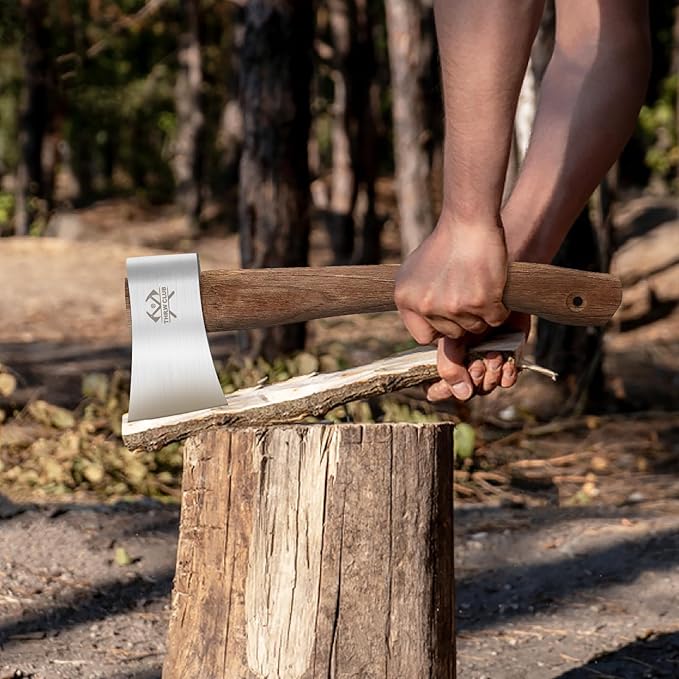 Throwing Axe 2Pack 14.5 Throwing Hatchet with High Carbon Steel &amp Wooden Handle Great for Axe Throwiing Game Competition and Recreation Gift for Men
