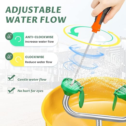 Huanyu Emergency Shower Station (Yellow 1107Y-1)