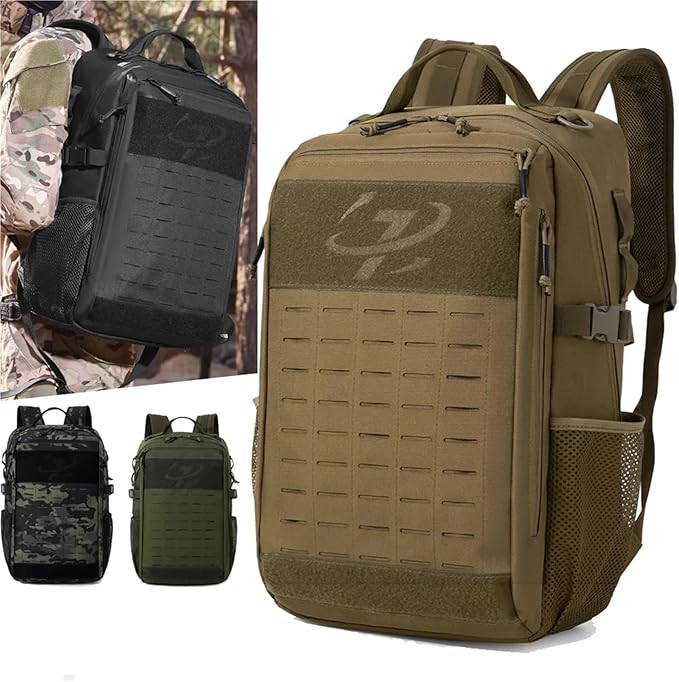Climbing Backpack Outdoor Tactical Molle Bag Sports Camping Rucksack Multipurpose Hiking Fishing Hunting Mountaineering Backpack(BCP)