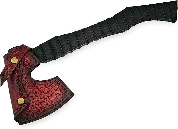 SFG - 20 Handmade Alloy Steel Axe Durable Sharp Blade. Forged for Hunting Camping Kindling Chopping Firewood Branch Cutting