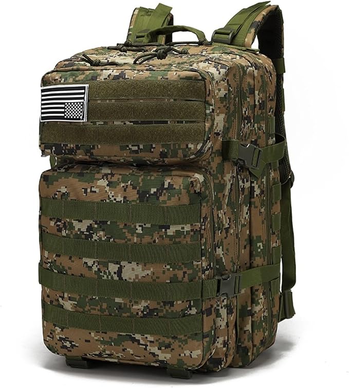 Outdoor sports large capacity backpack camping hiking 3P tactical waterproof mountaineering multifunctional computer