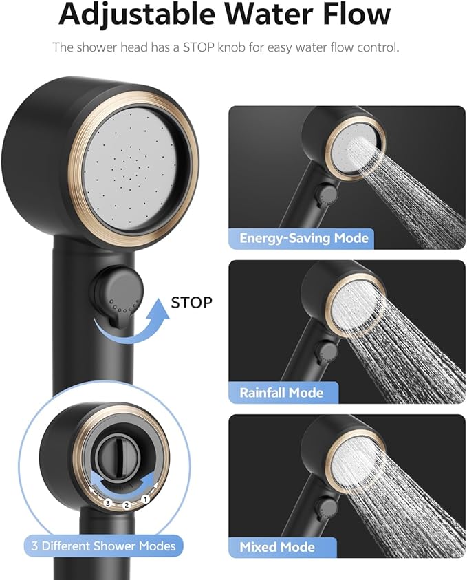 Portable Shower – 8000mAh Rechargeable Camping Shower 6.0L/min Portable Shower Pump Outdoor Shower for Camping Hiking Traveling Washing