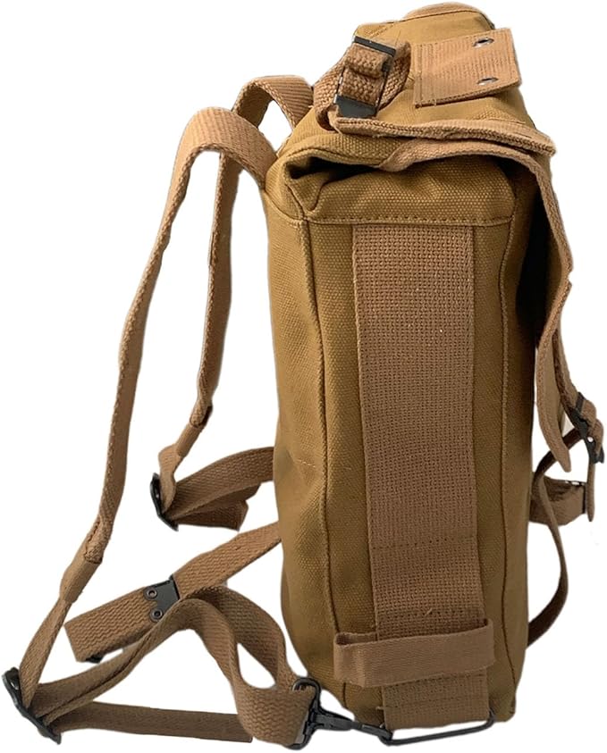 US M-1941 Haversack WW2 Field Bag Vintage Khaki Canvas Backpack WWII M1941 Upper Pack