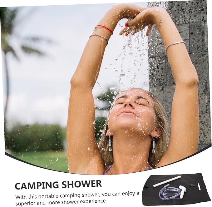 VANZACK 1set Outdoor Portable Camping Shower Bag Lightweight Convenient for Hiking Beach and Travel for Refreshing Shower Experience