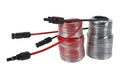 TEMCo Solar Panel Extension Cable 12 AWG 50 Ft Red + 50 Ft Black w/Staubli MC4 Connectors