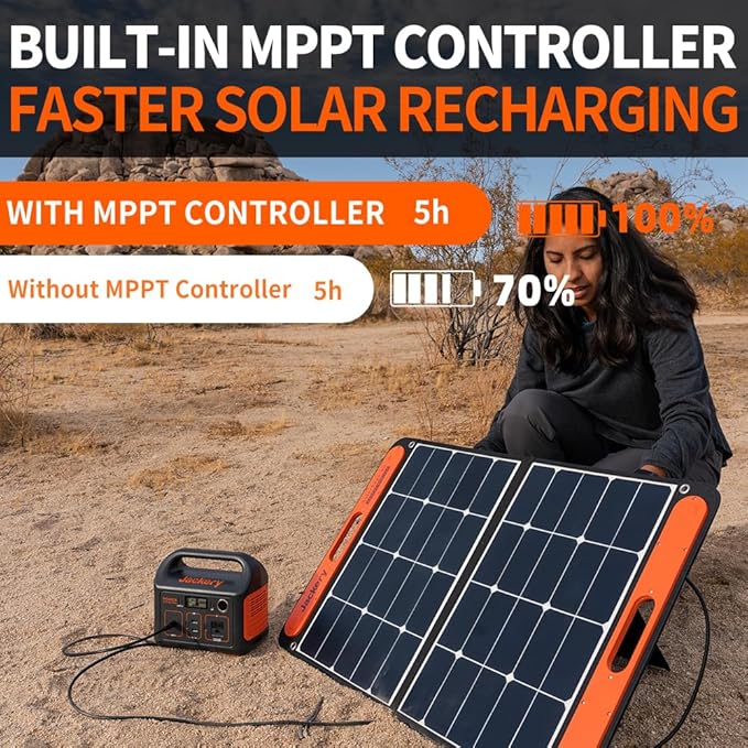 Jackery Portable Power Station Explorer 290 290Wh Backup Lithium Battery 110V/200W Pure Sine Wave AC Outlet Solar Generator (Solar Panel Not Included) for Outdoors Camping Travel(Renewed)