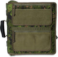 TACTICAL NOTEBOOK COVERS Tactical 3-Ring Binder Cover System | Zippered Padfolio Organizer Bag with Leather Handle | Fits 3” to 4” Binders | Durable Field Use Organizer (Canadian Digital Camo)