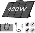 400 Watts Foldable Solar Panel Luggable &amp Durable Portable 400W Solar Charger Complete with Adjustable Stand Case 40V Waterproof for Off-Grid Camping RV/Campervan Solar Generator