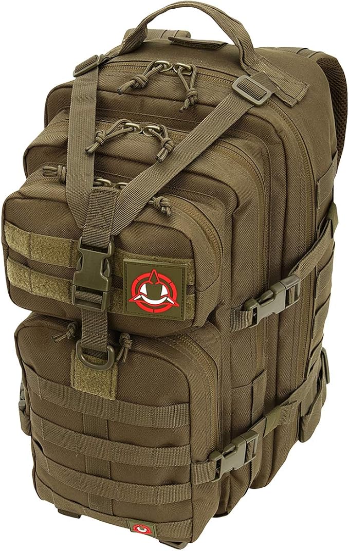 ORCA 34L Military Tactical Backpack – Heavy Duty Waterproof Rucksack for Camping Hiking &amp Survival 600D Polyester (OD Green)