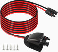 Solar Cable Entry Gland with 10Ft 10AWG Solar Extension CableThrough RV Roof Solar Entry Housing mc4 for Waterproof Solar Junction Box on RvBoatCamperVan