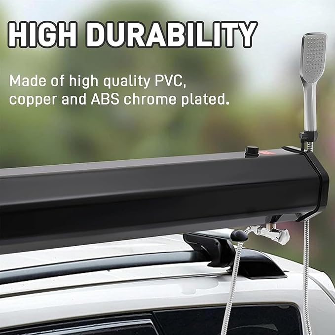 Portable Water Tank with Pump 18L/20L/30 Solar Shower Roof Rack Water Tank for Water Storage Overlanding&ampCamping (20L)