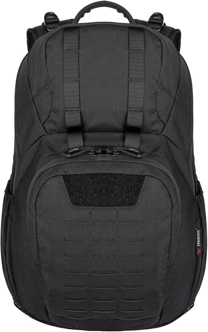 BOMTURN Military Tactical Backpack Small Army Molle Bag 2 Day Assault Pack 25L with Bottle Holders
