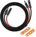 10FT 8AWG Solar Panel Extension Cable with Female and Male Connectors Solar Extension Cable with Spanners for Solar Panels Charge Controllers (10FT)