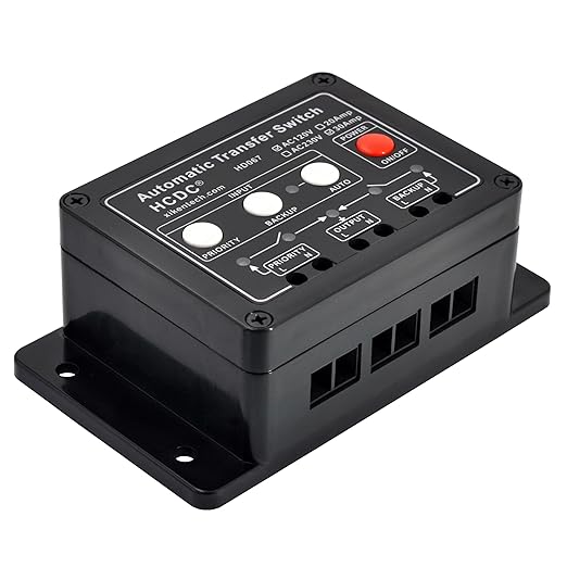 Automatic Transfer Switch AC120V 30Amp ATS Auto Transfer Switch HCDC HD067/120V30A