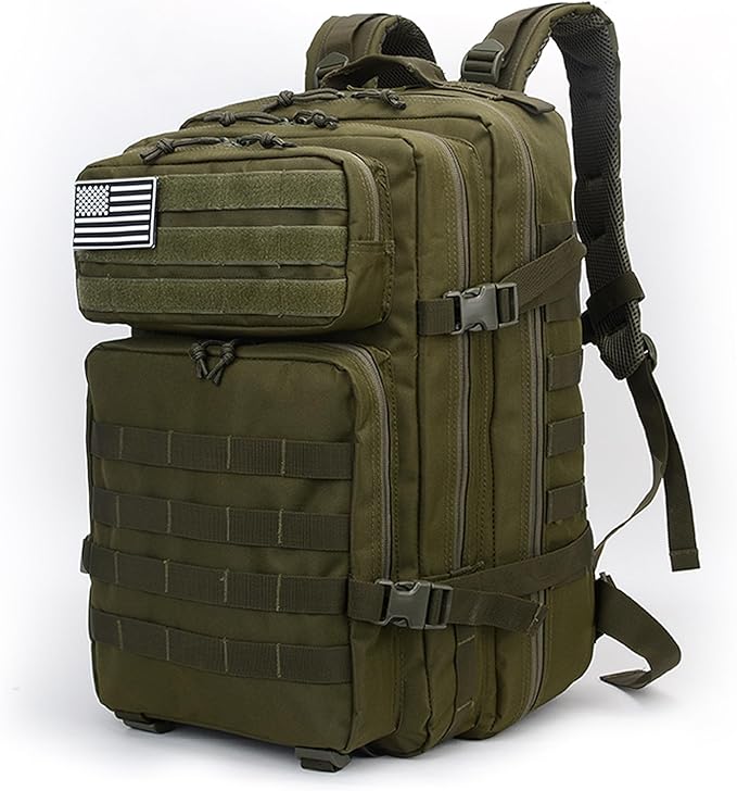Lovelinks21 Hiking Assault Backpack Waterproof Motorcycle Backpack Bug Out Pack Rucksack for Outdoor Hiking