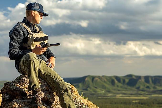 Wilderness Pack Tactical Chest Rig: 1000D Nylon Wildland Fire Radio Harness Fly Fishing Pack &amp Outdoor Organizer. Modular MOLLE Chest Bag with YKK Zippers &amp Stable 4-Point Non-Bounce Harness