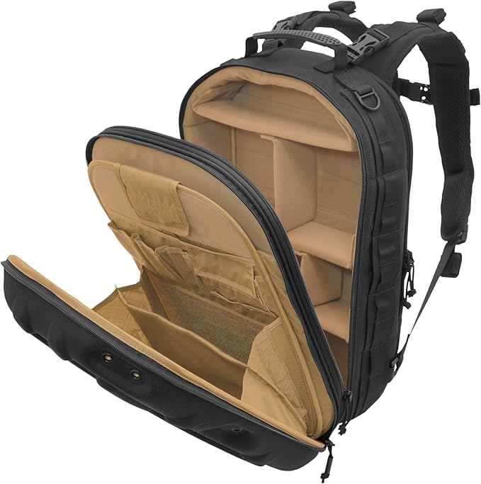 HAZARD 4 Pillbox™ Tactical Backpack – Heavy Duty Military Survival Pack for Men and Women – EDC Rucksack for Laptop Motorcycle Outdoor Bug Out Gym Range Travel and Camping – 29.5 Liter Black