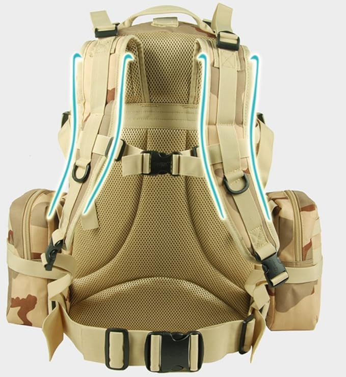 Eysee Military Army hiking backpacks backpack 45L-60L 900D nylon with waterproof and durable multi-purpose travel bag