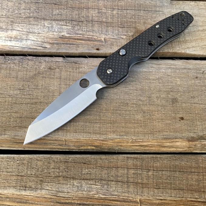 Folding Knife Pocket Knives Stainless Steel Jackknife Knives Titanium Alloy Handle Outdoor KnifeCamping EDC Tactical Knife