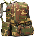 Tactical Backpack 50L Molle Daypack Men 4 in 1 Military Bag Outdoor Sport Hiking Climbing Army Camping Bags