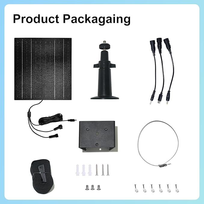 10W Trail Camera Solar Panel 10400mAh Built-in Battery 12V/0.8A &amp 5V/1.5A Output IP66 Waterproof High-Efficiency Power Durable Solar Charger Supply for AP Router Outdoor Wildlife Monitoring