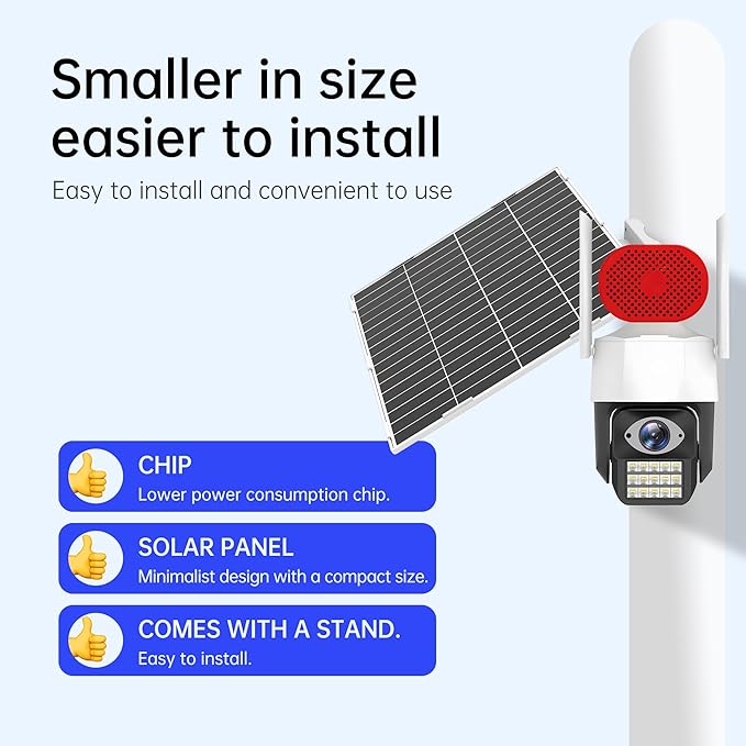 SECUPOE 20Watt Solar Panel with 26000mAh Battery – 12VDC Output Fast Charging IP65 Waterproof Ideal for Security Cameras Outdoor Lights &amp More