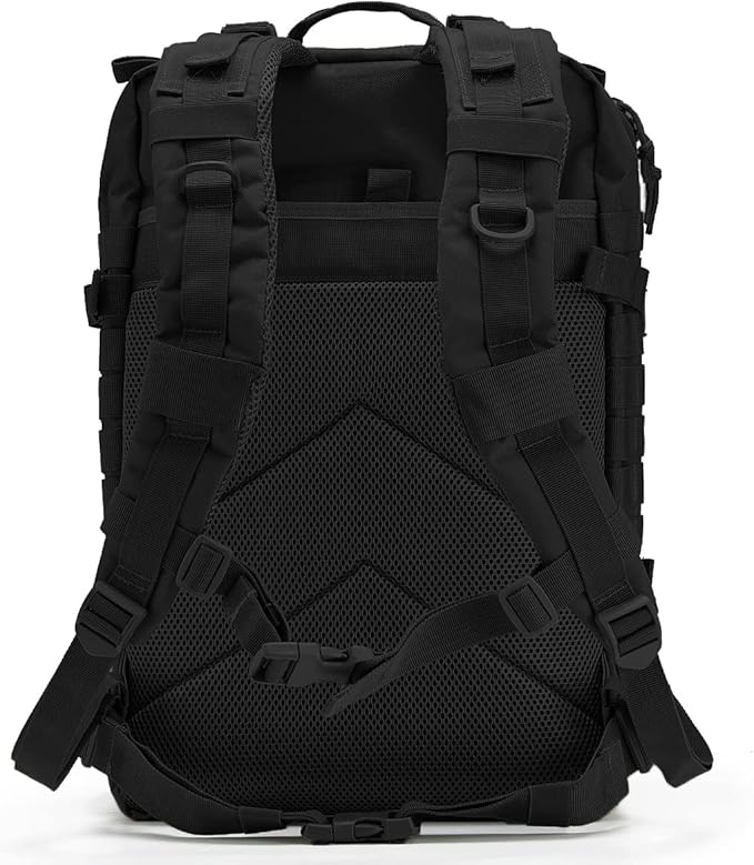 QT&ampQY 45L Military Tactical Backpacks For Men Camping Hiking Trekking Daypack Bug Out Bag Lage MOLLE 3 Day Assault Pack