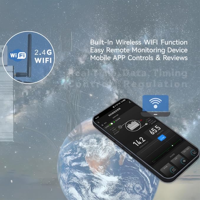 Micro Grid-Tie Inverter with Battery StorageMultiple Connection ModesAPP Control20V-60V PV Input 36V/48V Battery 180-265VAC Output (UDM-GS) (800W)