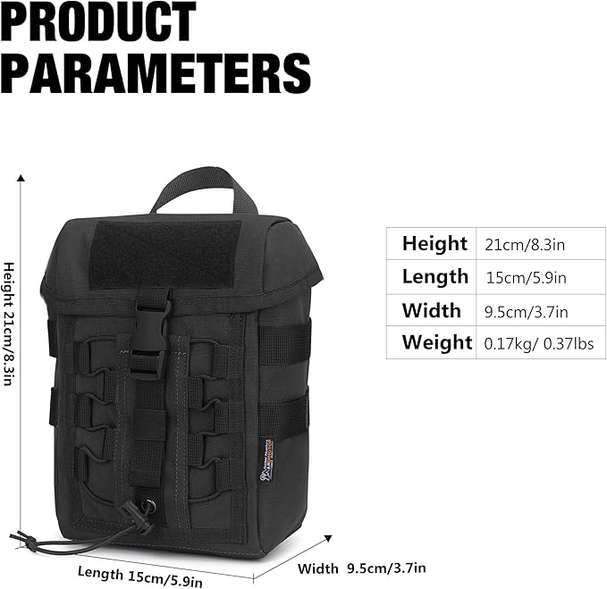 Mardingtop 60L Hiking Backpack+ Molle Tactical Utility Pouch