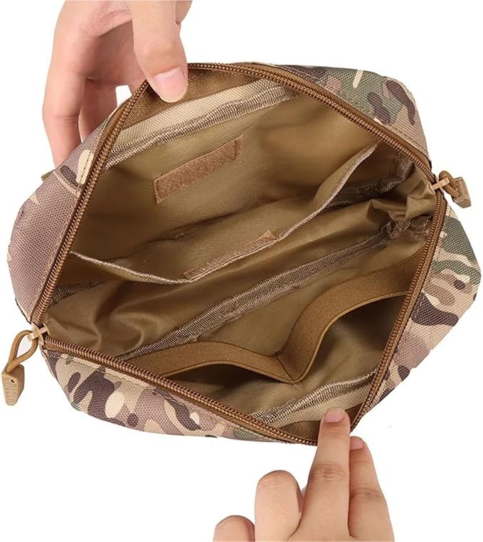 Tactical Molle Tool Pouch Hunting Vest Dump Drop Pouches Outdoor Sports Fishing Camping Accessories Organizer EMT Waist Bag