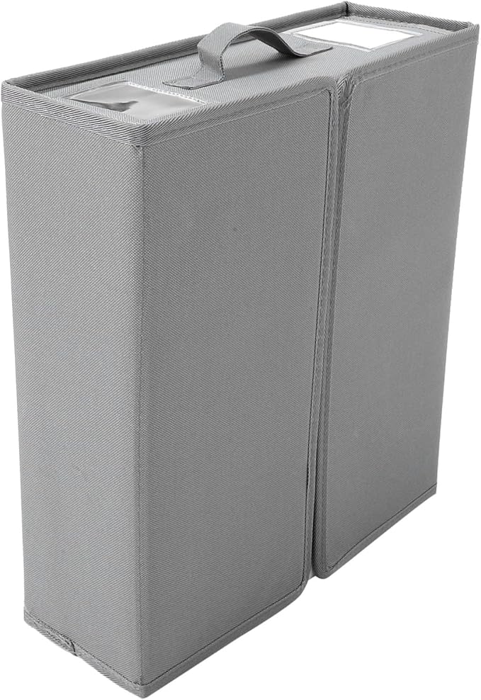 Unomor Closet Organizer Bed Sheet Folding Box Underbed Storage Organizers for Clothes Blankets