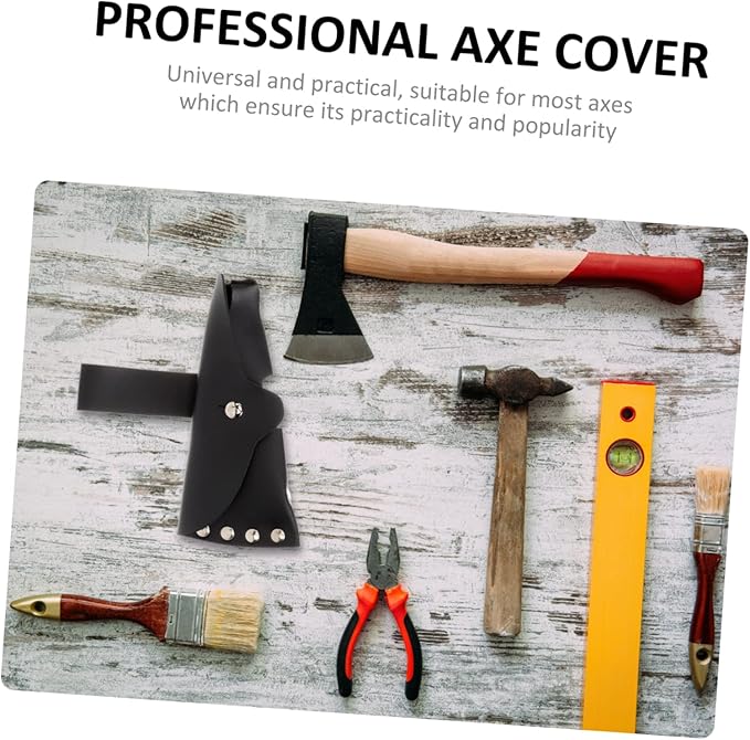 Toddmomy 3pcs Portable Axe Cover Professional Protective Sleeve for Hatchet Case Enclosure for Camping Enthusiasts Safety and