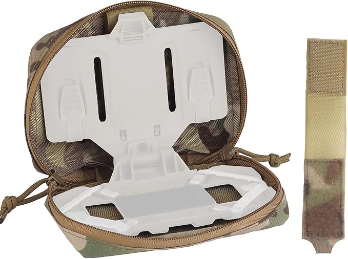 Tactical Phone Pouch Chest Pack for Vest Attachments Phones Chest Mount Outdoor Phone Vest Accessories Molle Pouch