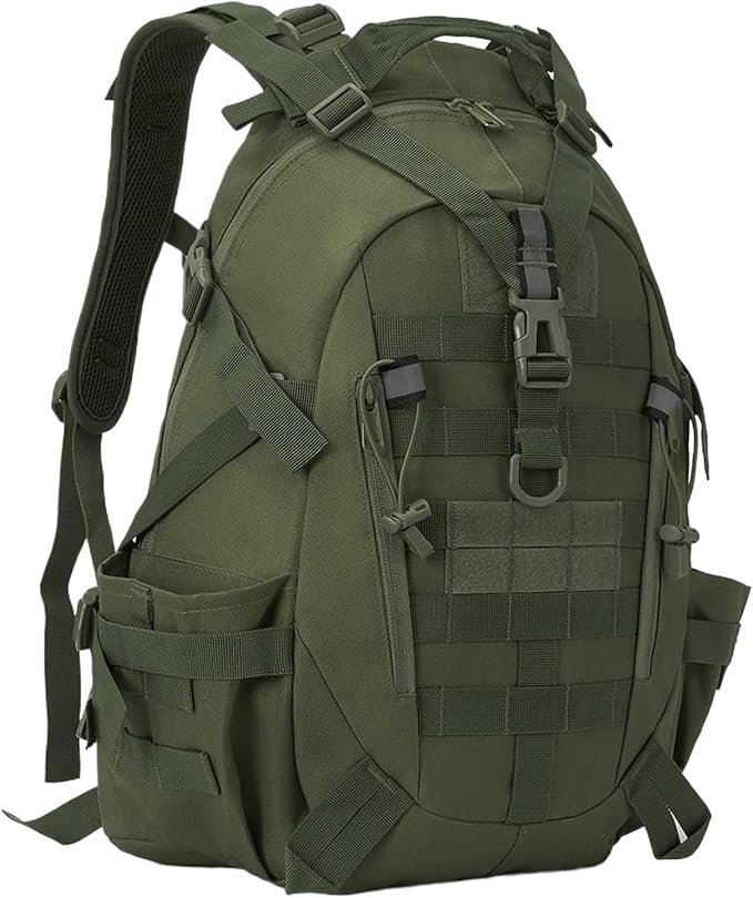 40L Tactical BackpackCompatible for Men Camping Hiking Backpacks Reflective Outdoor Travel Bags Survival(Jungle Digital)