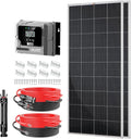 RICH SOLAR 400 Watt Solar Kit Contains 2 high Efficiency 200W Monocrystalline Panels with 9 busbars and 40A MPPT Controller