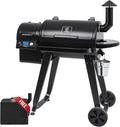 Z GRILLS ZPG-450A Wood Pellet Grill &amp Smoker with PID V3.0 Controller 459 Sq in Cook Area Meat Probe Foldable Shelf 8 in 1 BBQ Grill Outdoor Auto Temperature Control Black