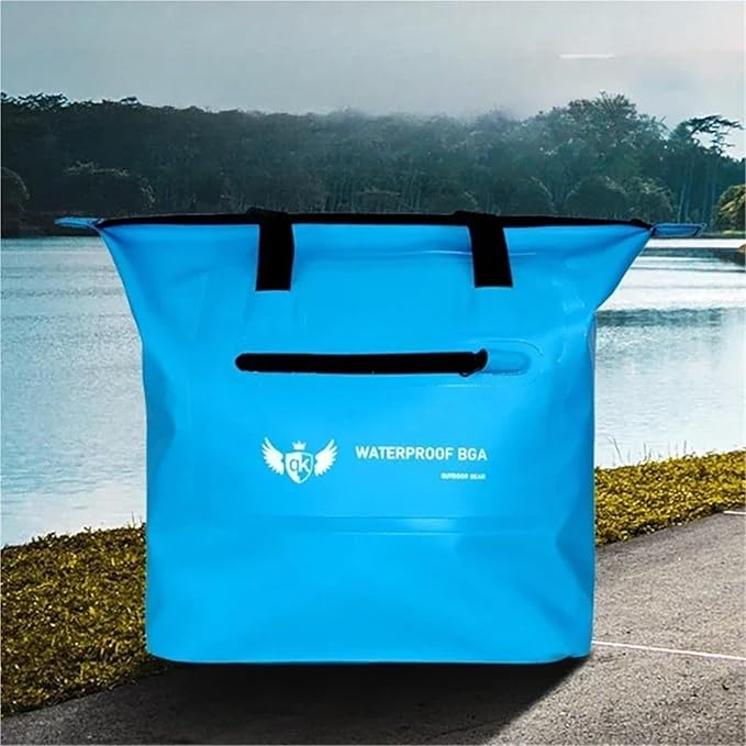 Snacko PVC Waterproof Dry Bag for Swimming Rafting and Kayaking - Durable Floating Shoulder Bag for Outdoor Adventures(Yellow)