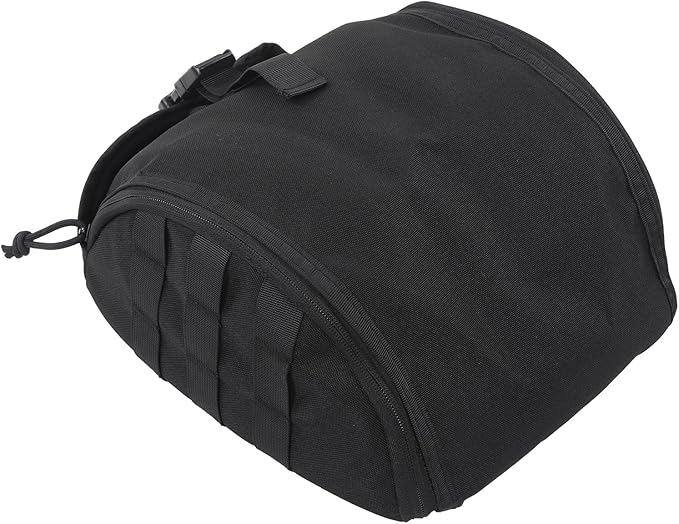 Tactical Helmet Bag PackCamping Helmet Bag Canvas Scratch Prevention Adjustable Helmet Storage Bag for Hard Hats Helmet Khaki