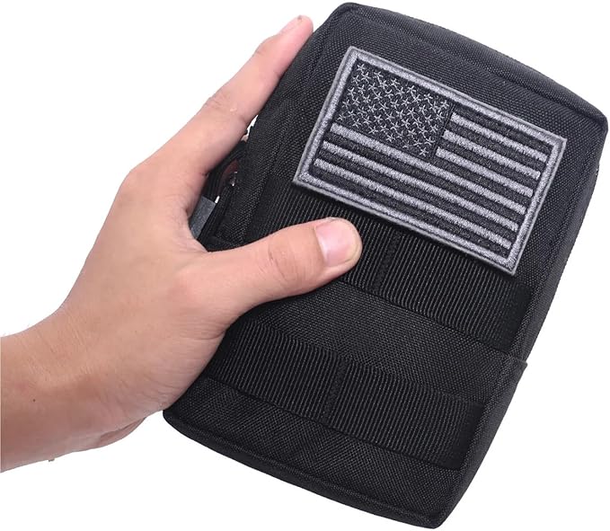 Tactical Molle Pouch Waist Fanny Pack Mobile Phone Pouch Multi-Purpose Utility Tool Pouch Carabiner Hunting Accessories(Green)