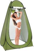 NUOBESTY Portable Camping Shower Tent Pop Up Privacy Changing Tent Camp Toilet Lightweight Waterproof Shelter for Travel and Hiking