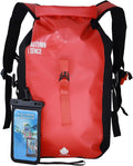 Dry Bags Waterproof BackpackWaterproof backpack for Water sportsboatingFloatinghiking camping and other outdoor activities 25L.(Red)