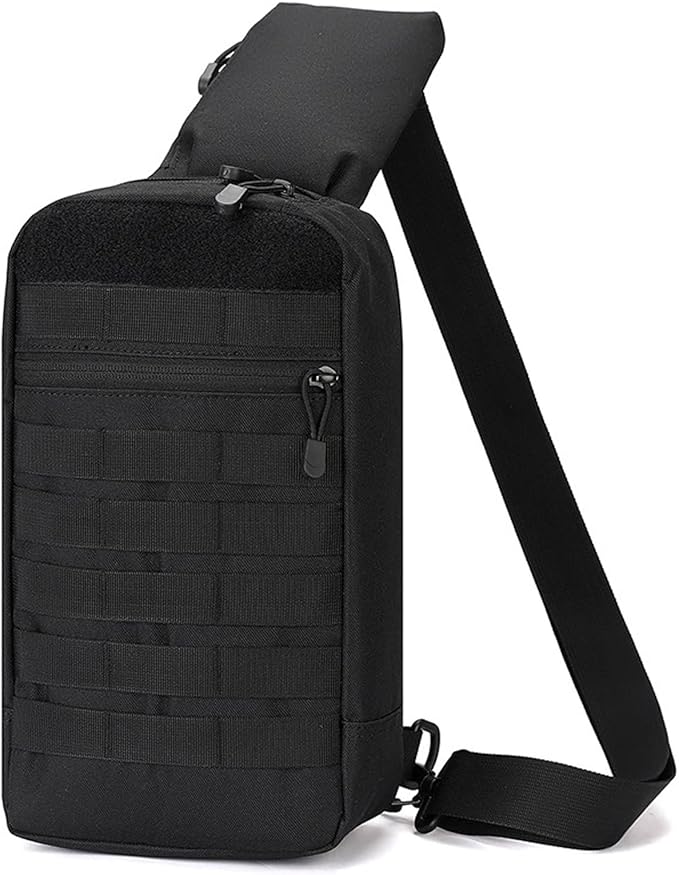 Outdoor Camping Chest Bag for Men Adjustable Military EDC Molle Backpack for Traveling Cycling Sports Climbing Hiking