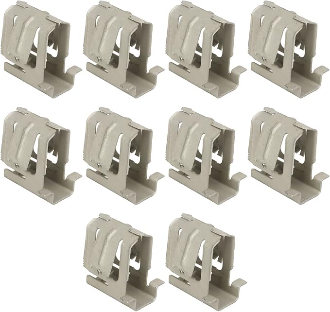 10 Pcs Solar Rail Mounting Bracket Wear Spring Steel Quick Assembly Solar Panel Installation BuckleSolar Panel Mounting Bracket Solar Wind Power Parts