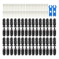 60PCS Solar Connectors Male Female with Removal Tool IP67 1000V 30A 10AWG 12AWG 14AWG Waterproof Solar Panel Cable Connectors (30 Pairs Solar Connectors)