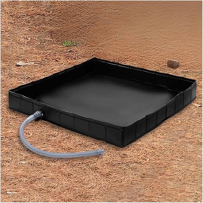 Portable Shower Pan with Drain Hose Shower Pan Portable Camper Outdoor Shower for Camping Beach Outdoor Shower