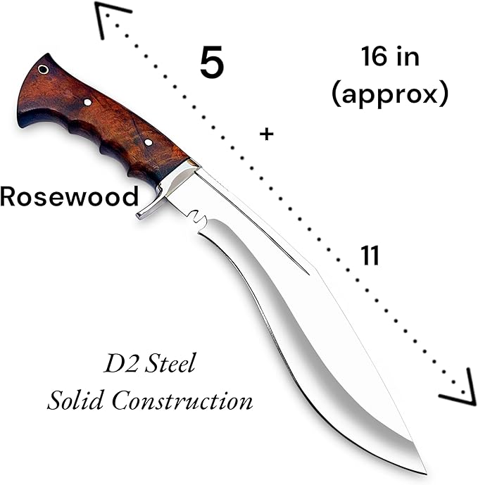 Poshland Fixed Blade Hunting Knife. Sturdy knife to last long fully hand-made with sheath included has been designed for exceptional performance - Survival Camping Tactical and Outdoor Knife