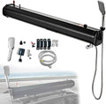 Portable Roof Rack Shower System - Pressurized Water Tank with Adjustable Shower Head &amp Hose - Off-Road Camping Shower for SUV Truck RV &amp Outdoor Adventures