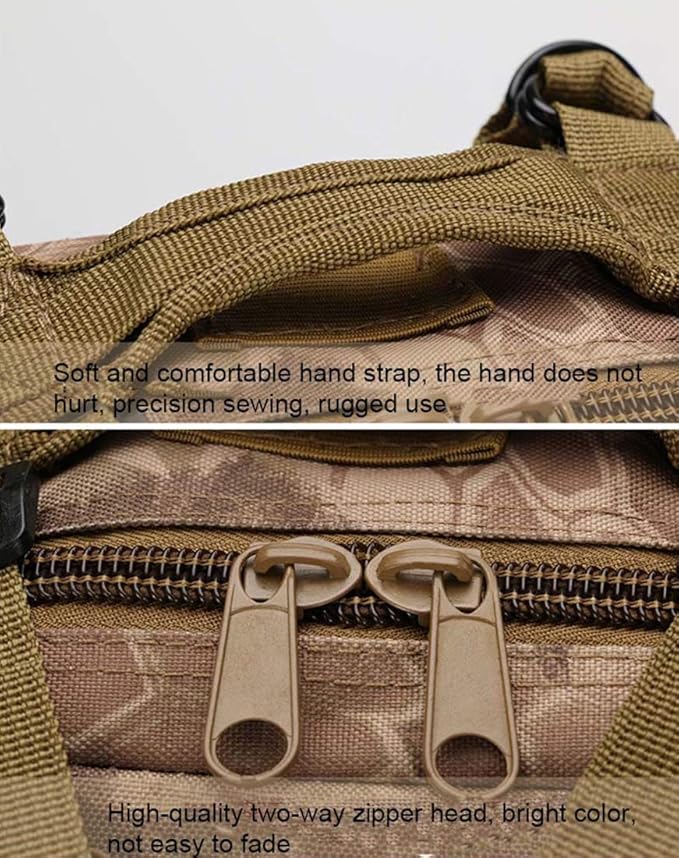 Hiking Backpack Nylon Tactical Backpack Military Backpack Waterproof Army Rucksack Outdoor Camping Hiking Fishing Large Capacity Bags