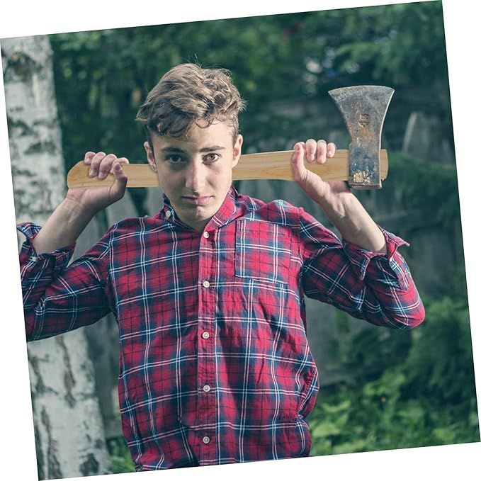 OSALADI 4 Pcs Ax Handle Replacement Handle Throwing Handle Wood Handle Accessory Hatchet Handle Hammer Handle Wooden Ax